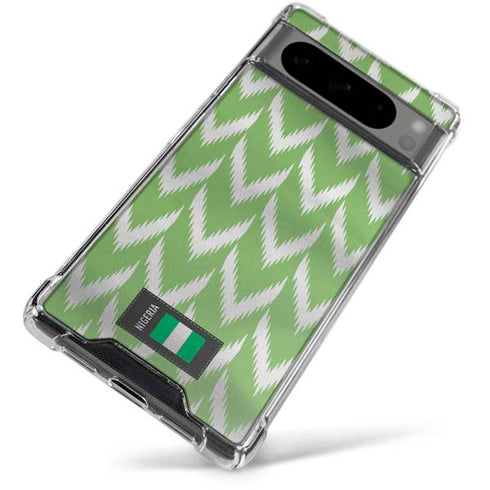 Nigeria Soccer Flag Google Pixel 8 Pro Clear Case